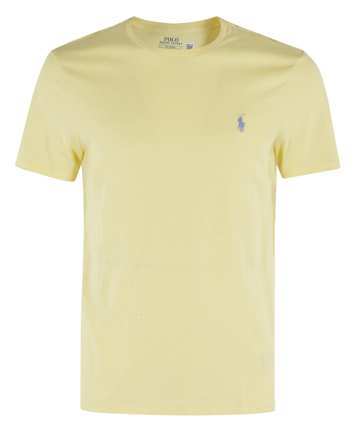 t-shirt-jaune-avec-logo-brode