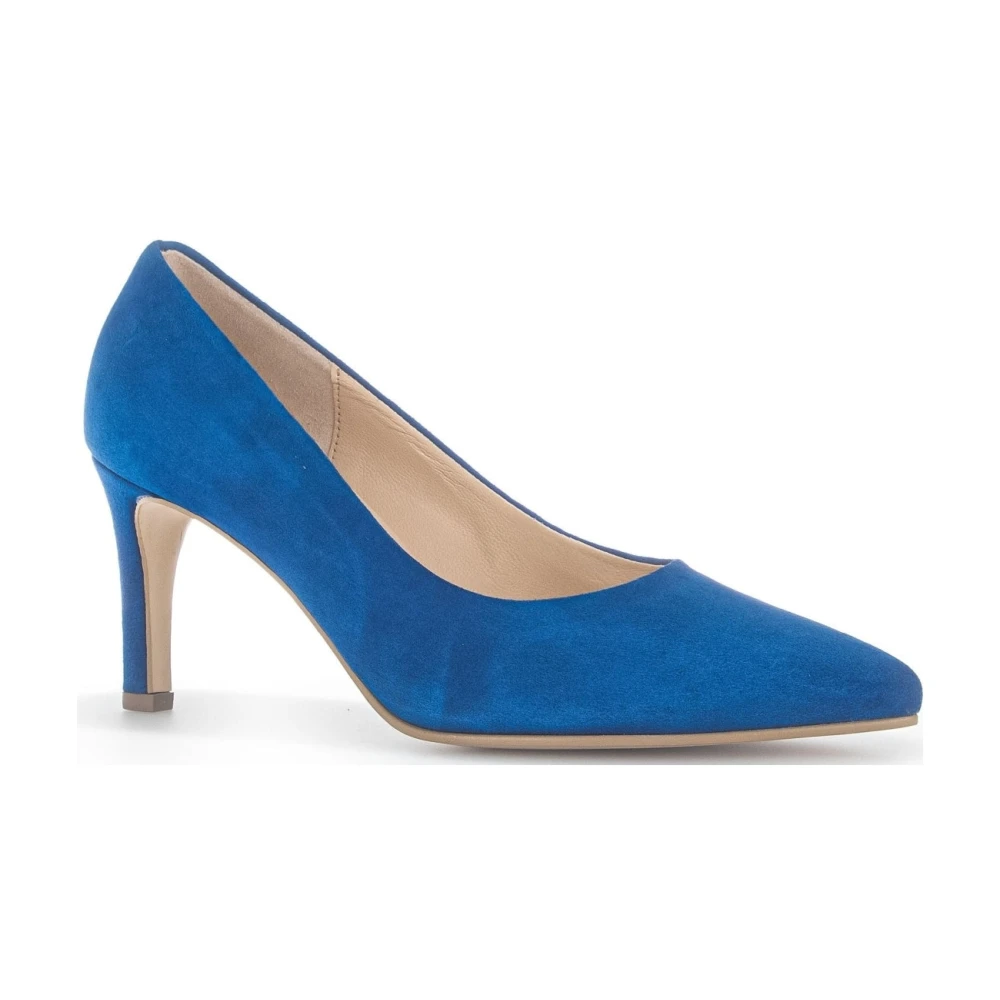 Gabor Eleganta Stängda Pumps - Stiliga och Bekväma Blue, Dam