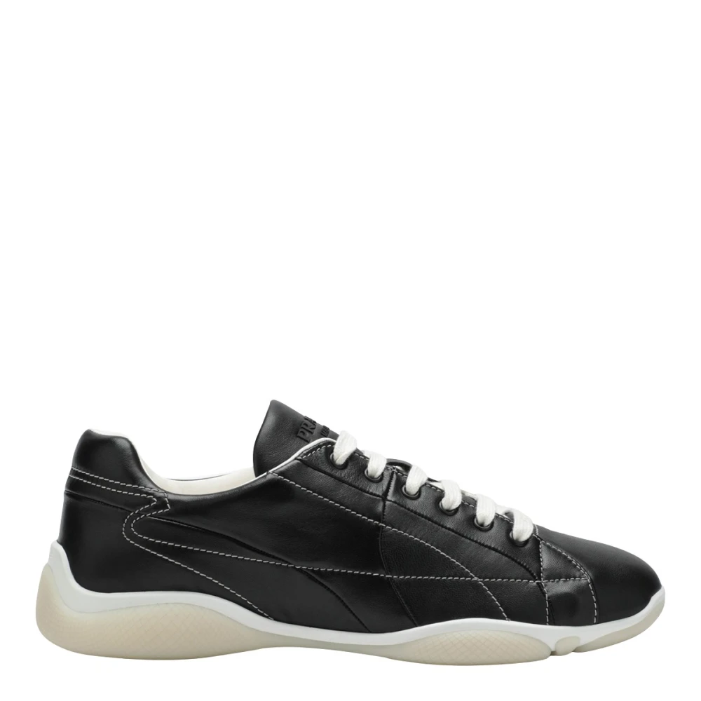 Prada Lage sneaker Heren Schoenen Zwart