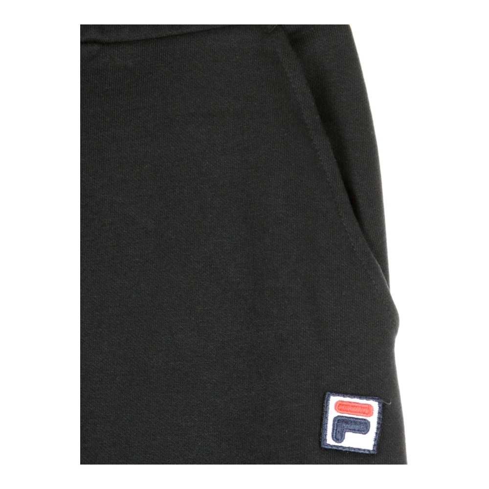 Fila Zwarte Fleece Trainingsbroek voor Vrouwen Black Dames