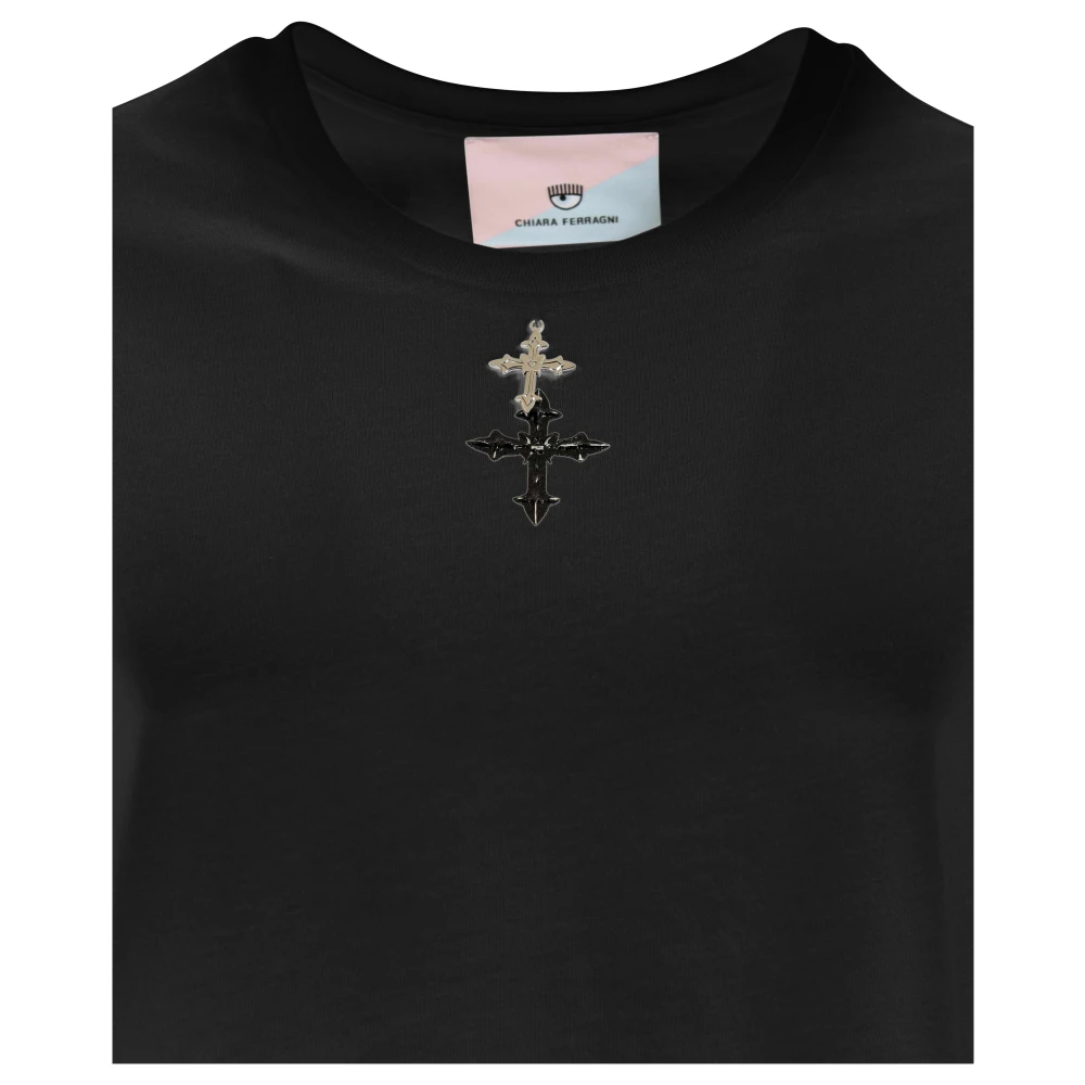 Chiara Ferragni Collection T-shirts en Polos Black Dames