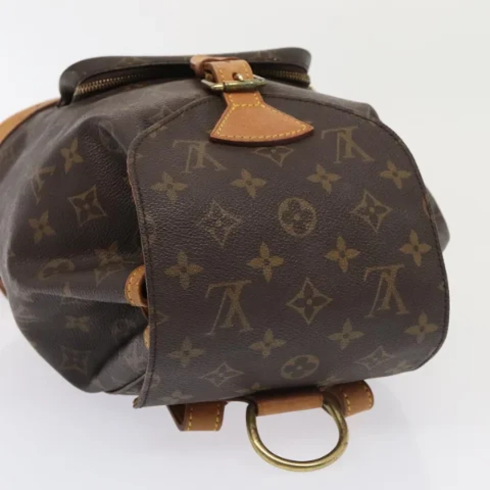 Louis Vuitton Vintage Pre-owned Canvas backpacks Brown Dames