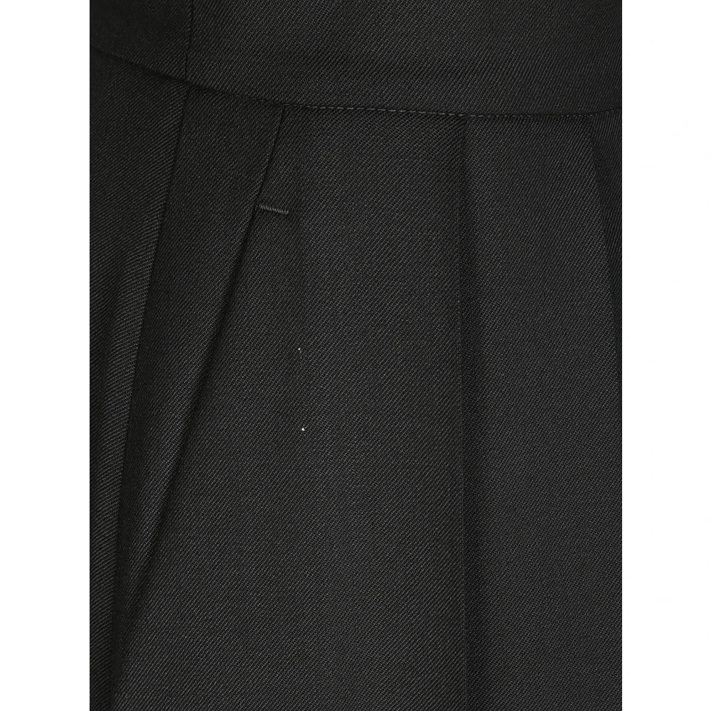 P.a.r.o.s.h. Midi Geplooide Rok Black Dames