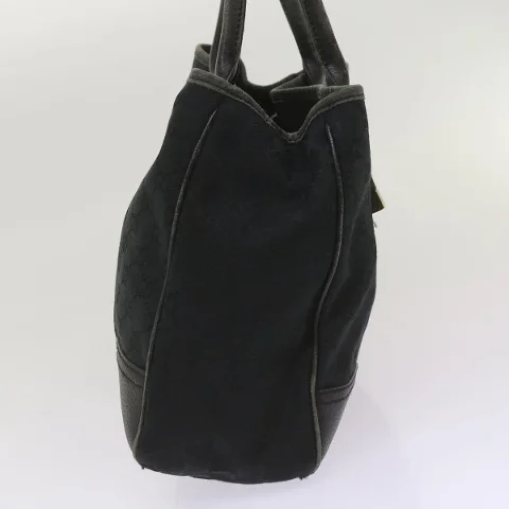 Gucci Vintage Pre-owned Leather totes Black Dames