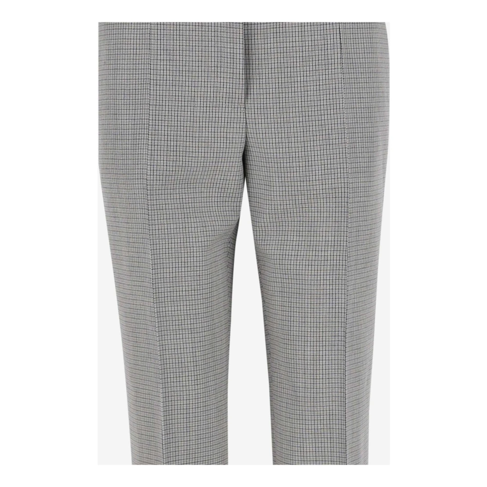 Jil Sander Hoge taille wollen broek grijs Gray Dames