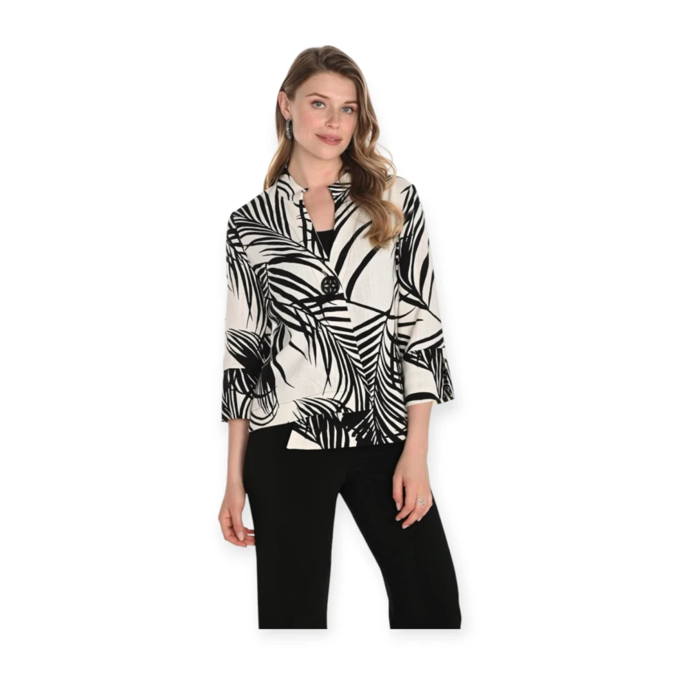 Frank Lyman Polyester Jassen en Blazers White Dames