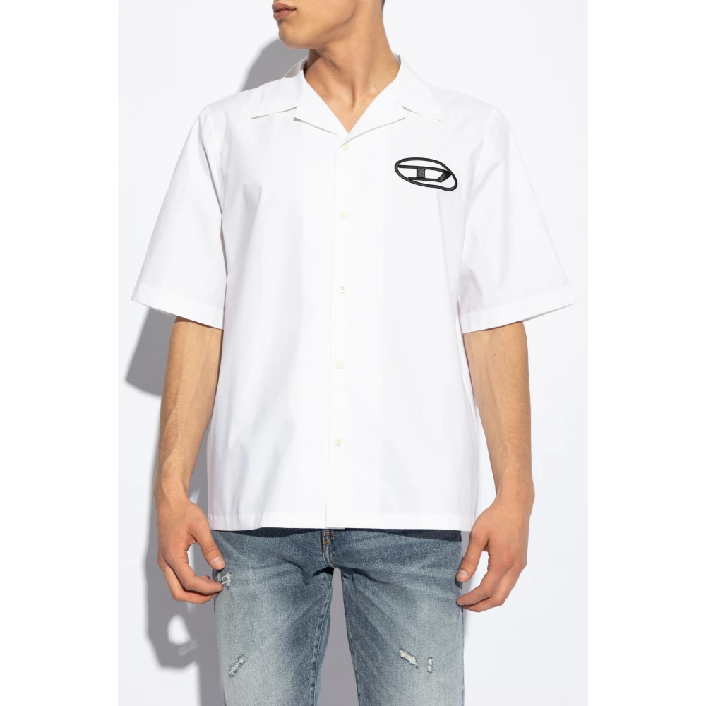 Diesel Shirt `S-Mac-C` White Heren