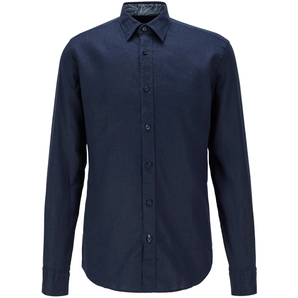 Hugo Men's Blue Ronni Casual Shirt - Casual Shirts - L - Shirts