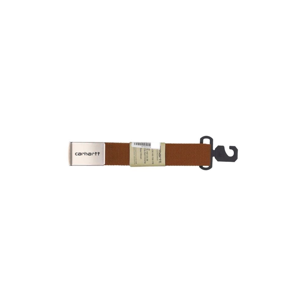 Carhartt WIP Chroom Diep H Bruin Stoffen Riem Brown Heren