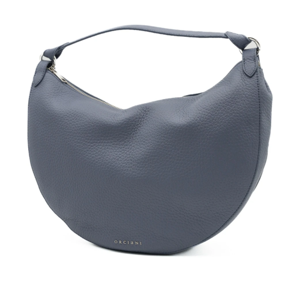 Orciani Zachte Mirtillo Schoudertas Aw24 Blue Dames