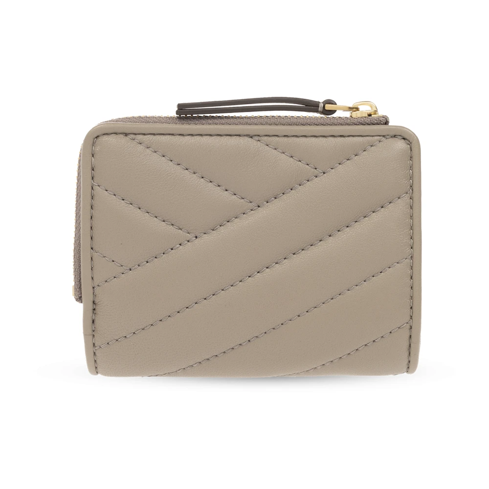 TORY BURCH Portemonnee met logo Gray Dames