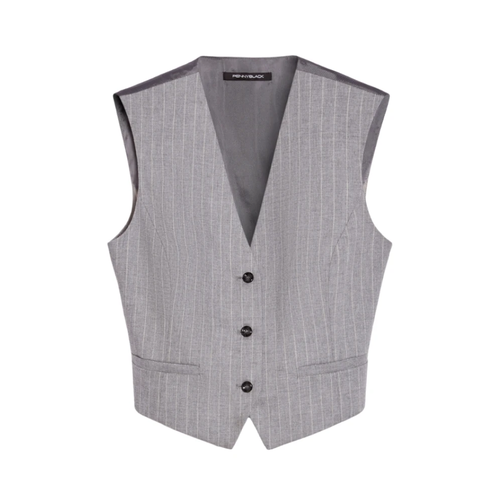 Pennyblack Amadeus Vest Gray Dames