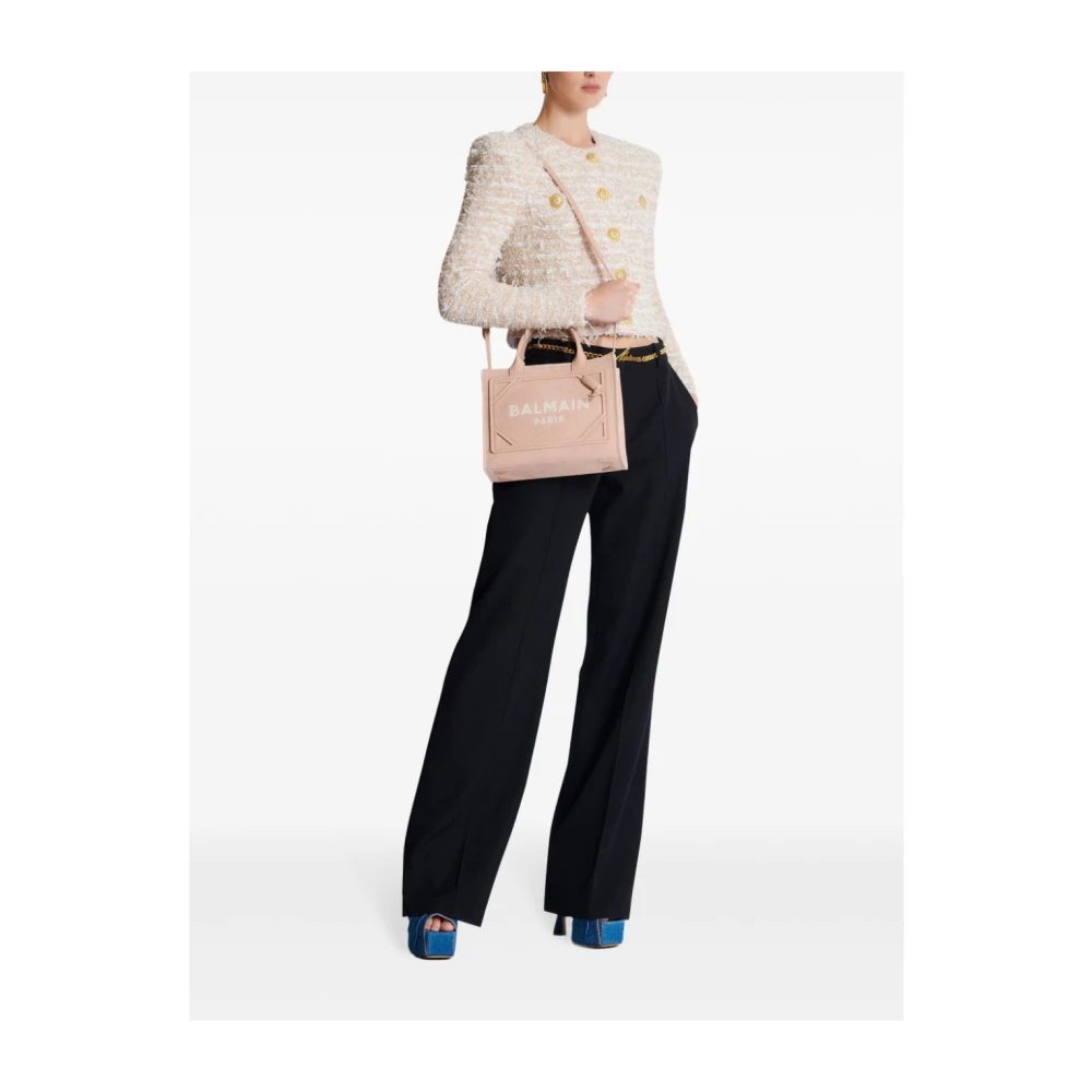 Balmain Roze Stijlvolle Tassen Collectie Pink Dames