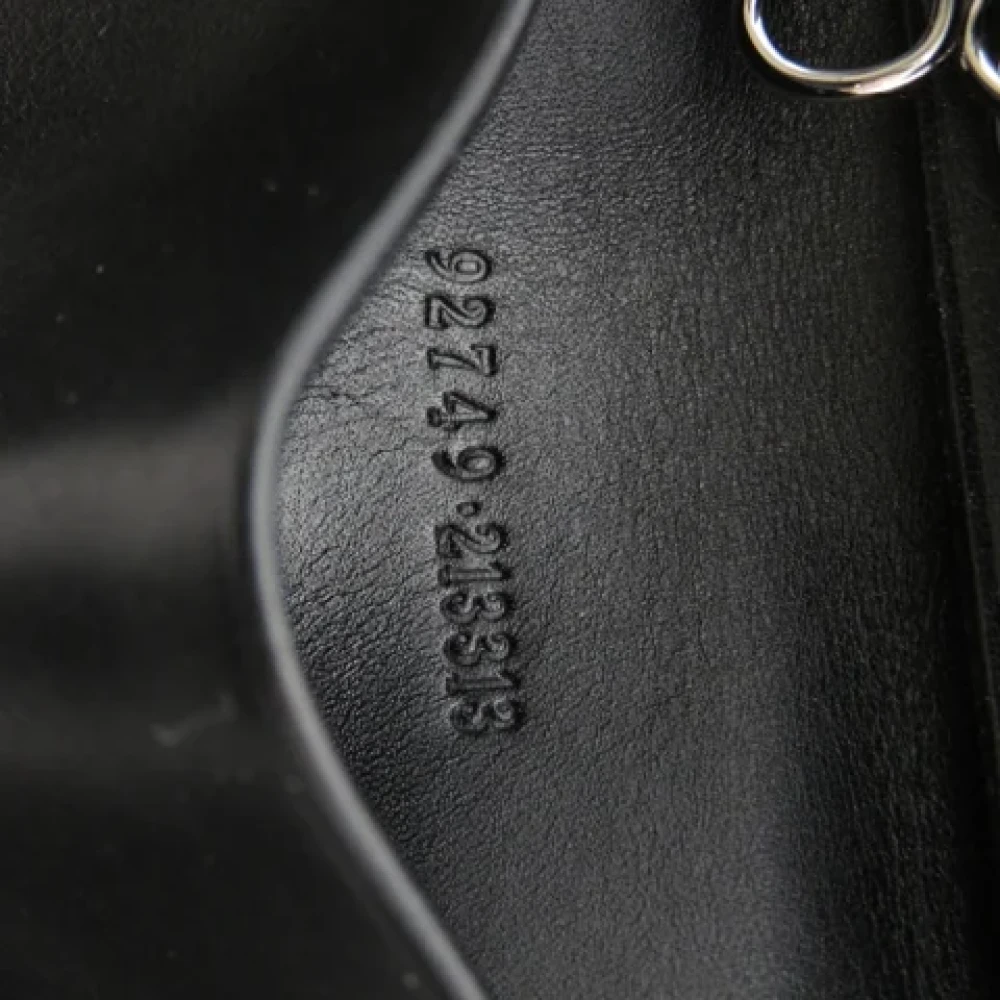 Gucci Vintage Pre-owned Leather key-holders Black Dames