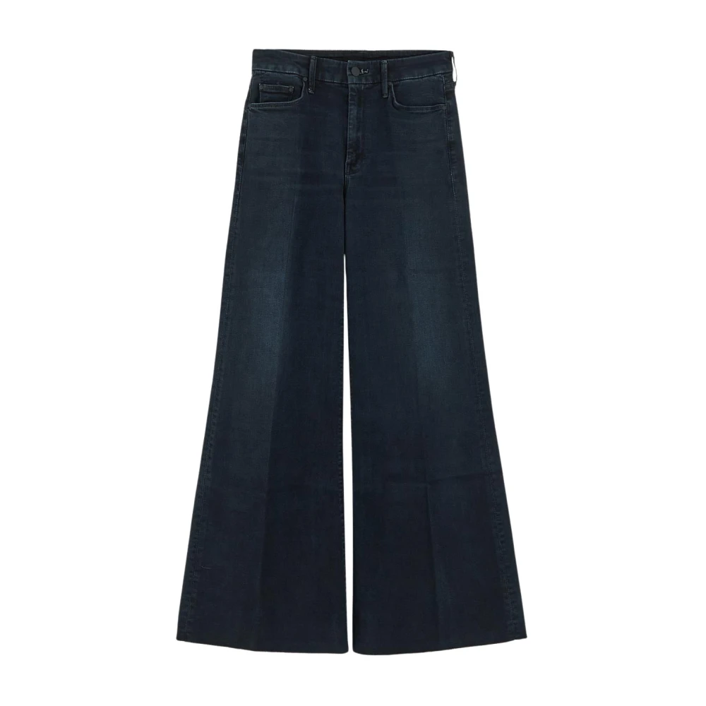 Mother Katoenen Dames Jeans Blue Dames