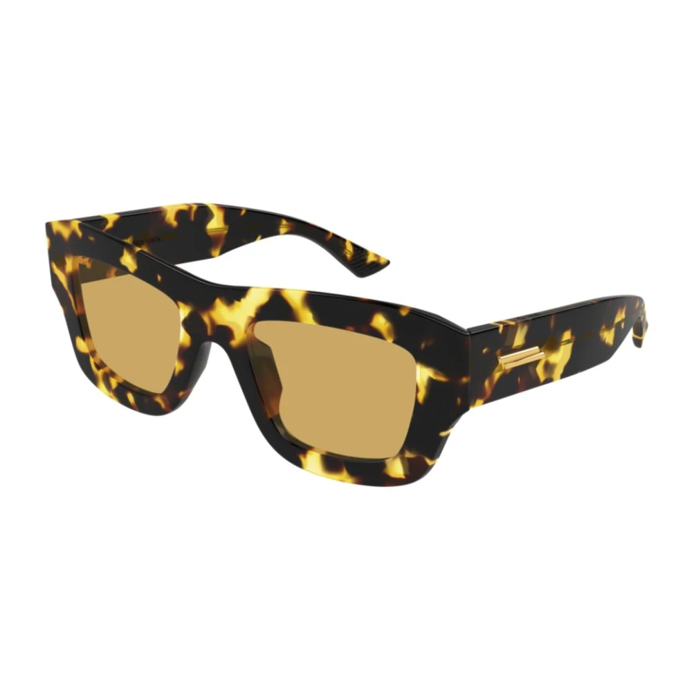 Bottega Veneta Brown Sunglasses, Unisex, 50 Mm, Ultrathin Squared Sunglasses