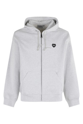 sweat-a-capuche-gris-hooded-heart-ii-zip