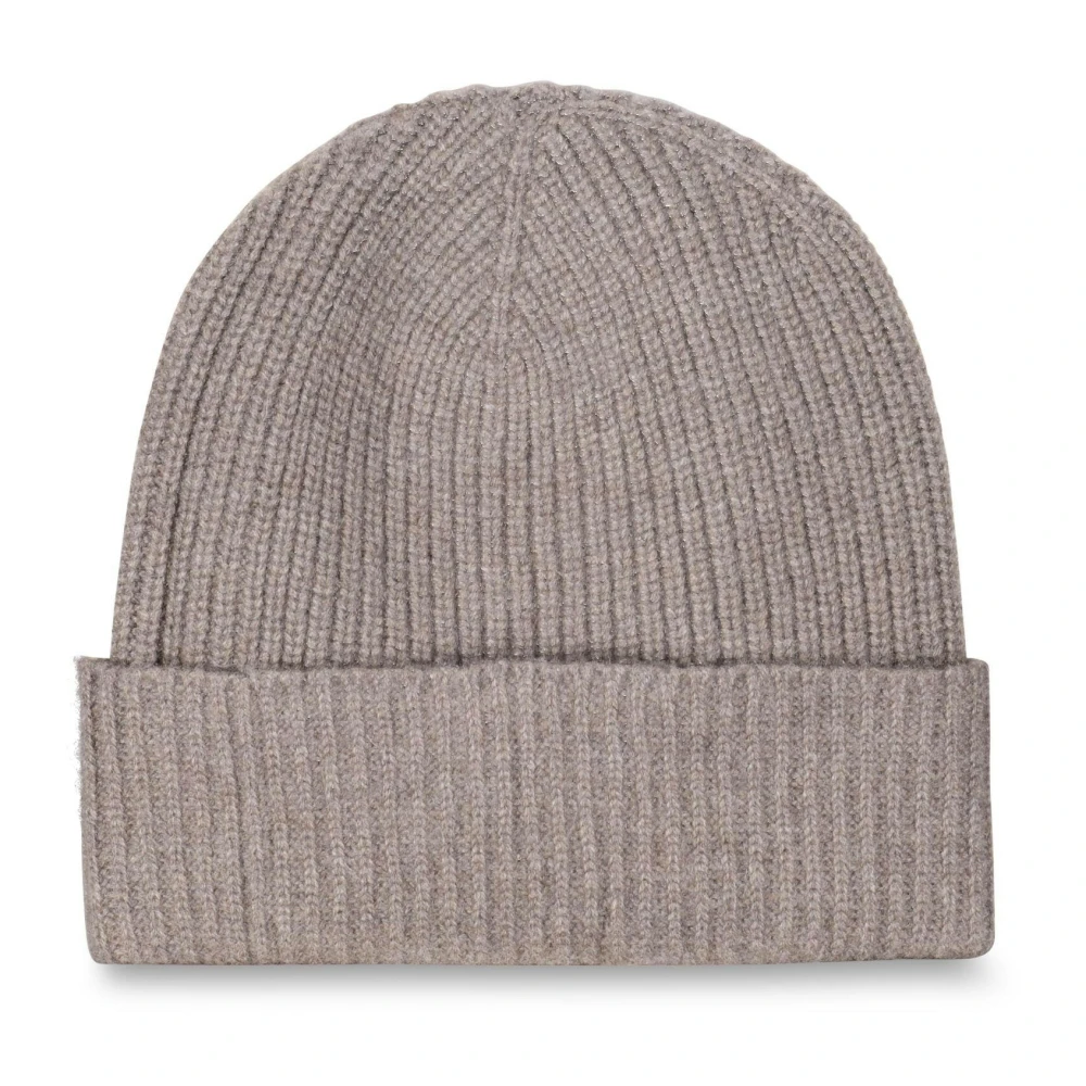 Zanieri Kasjmier Beanie met Omslag Brown Heren