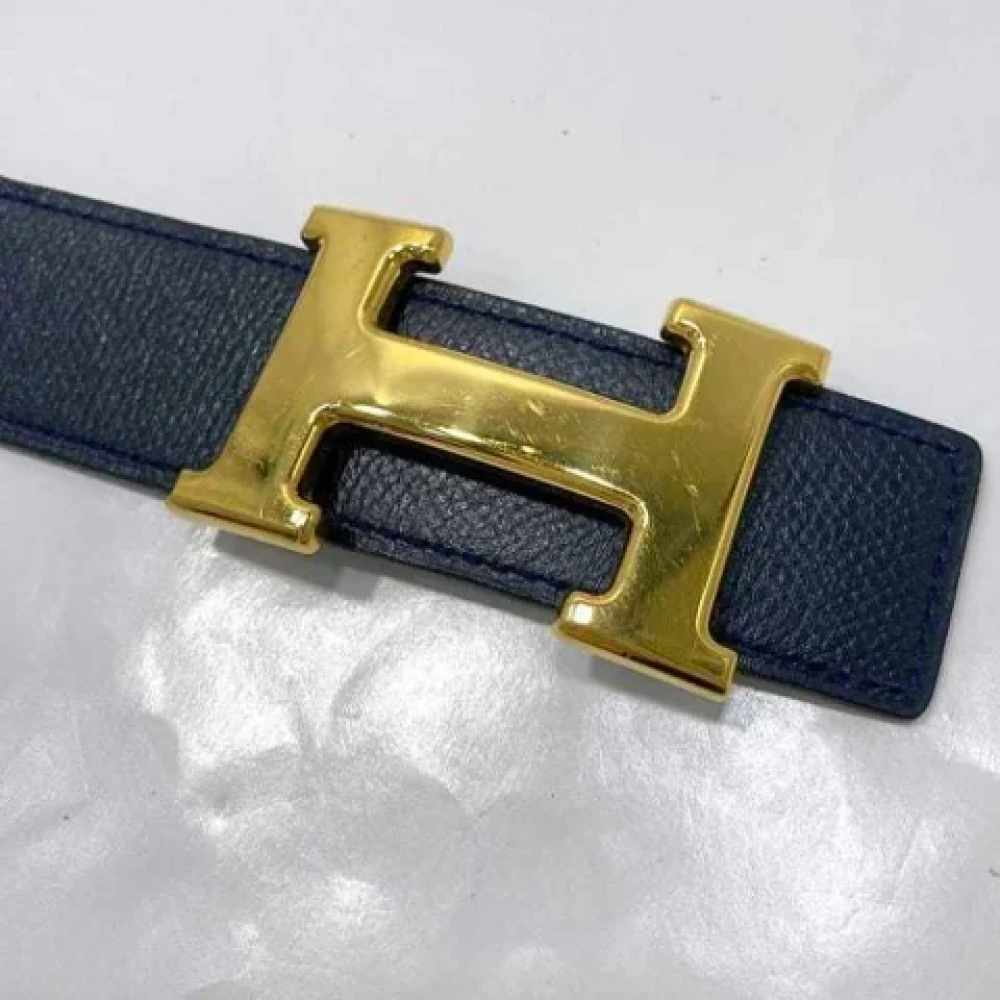 Hermès Vintage Pre-owned Leather belts Black Dames