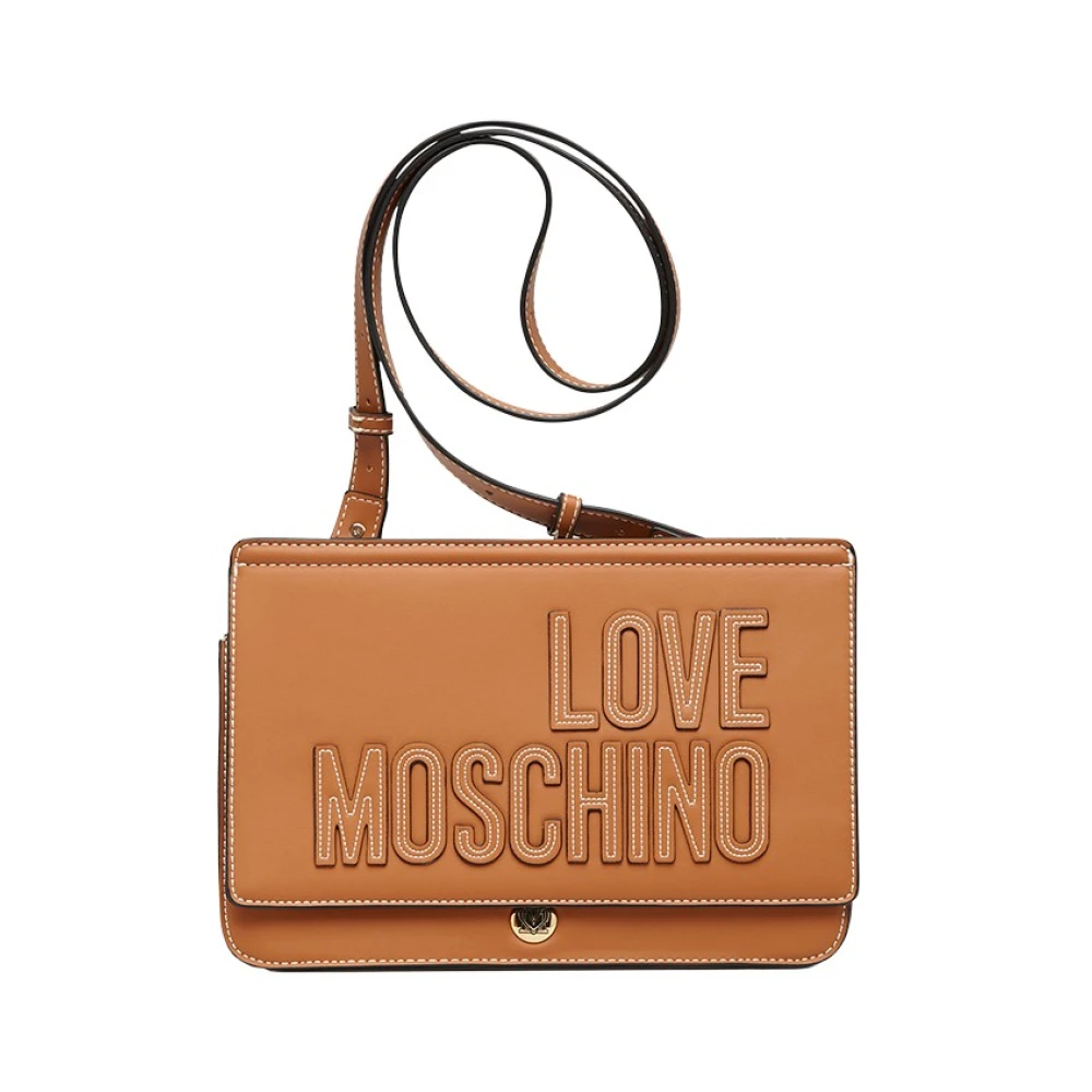 Love Moschino Brun Axelväska