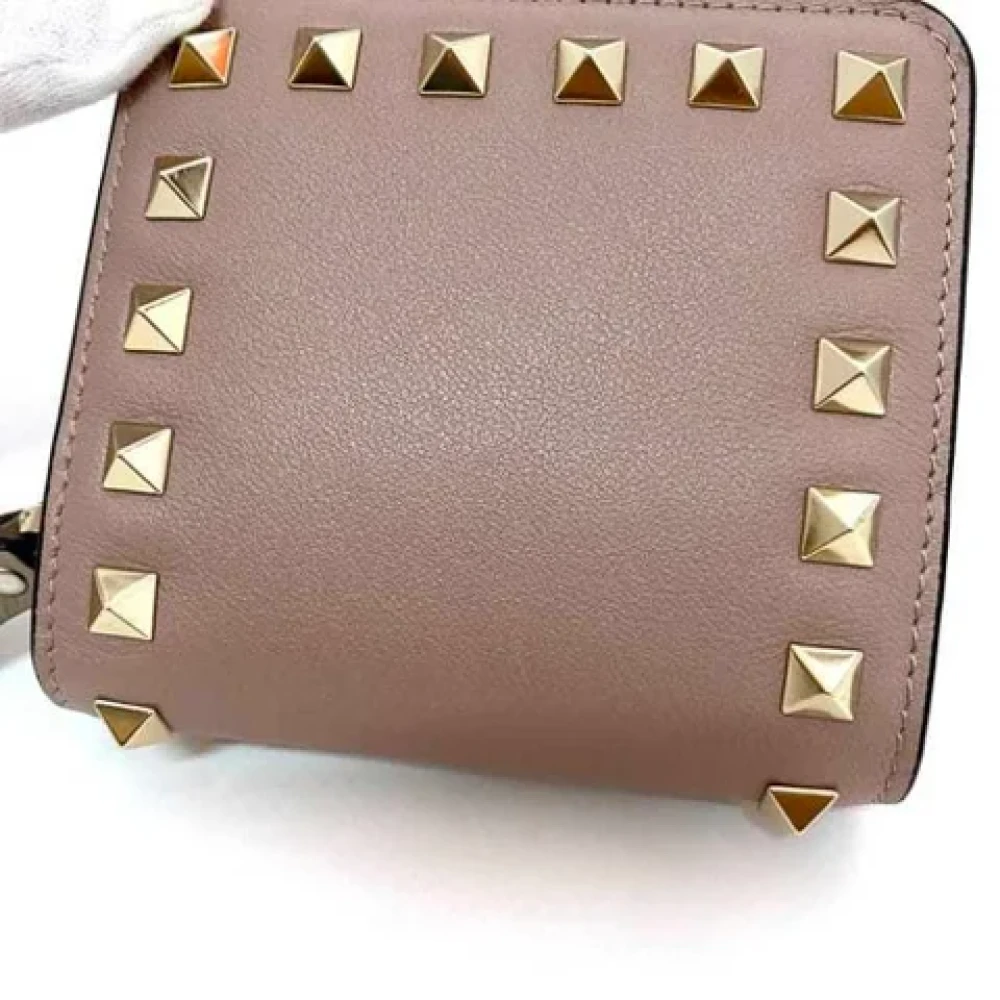 Valentino Vintage Pre-owned Leather wallets Brown Dames