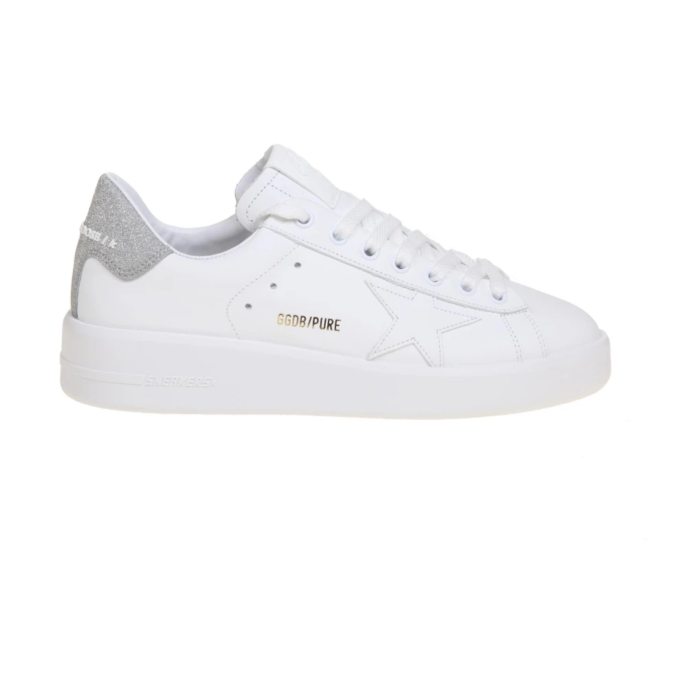 Golden Goose Women's White/Golden Pure Star Sneakers