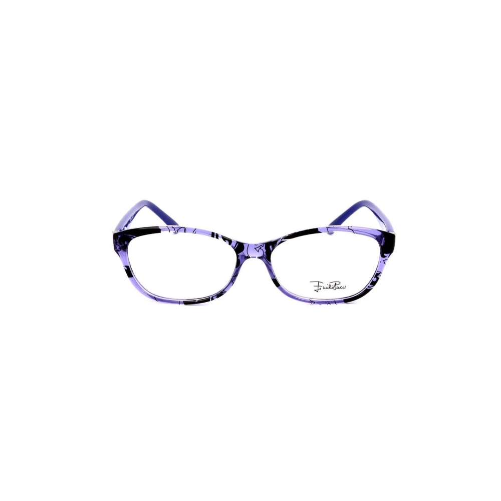 EMILIO PUCCI Denim Blauw Plastic Frame Bril Blue Dames