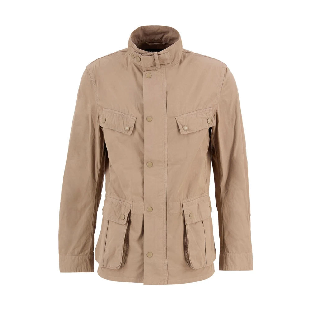 Barbour Men's Beige Gart Dyed Duke Casual Jacket - Light Jackets - M - Jackets