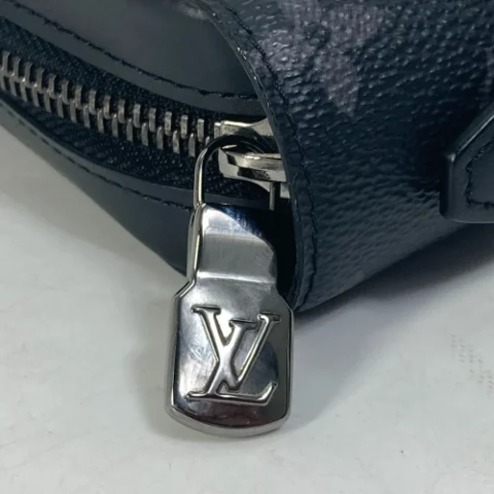 Louis Vuitton Vintage Pre-owned Canvas wallets Black Heren