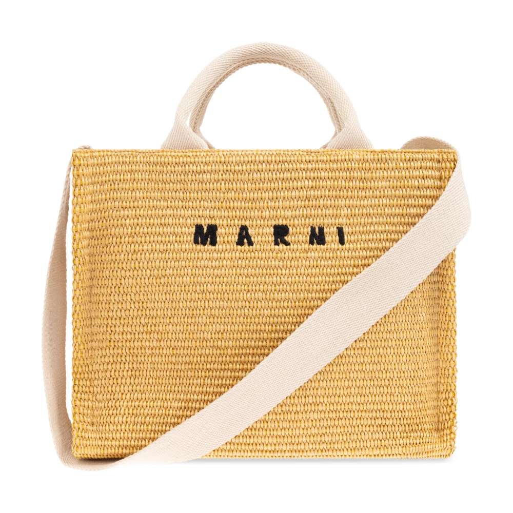 Marni - Bags > Handbags - Beige - Marni - Modalova