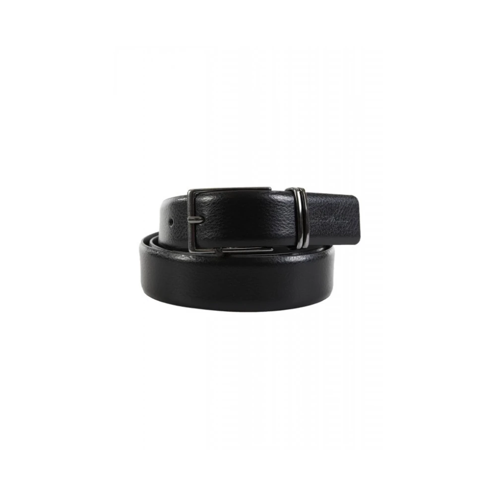 Emporio Armani Homme Noir Accessoires, Taille: 105 Cm Belt