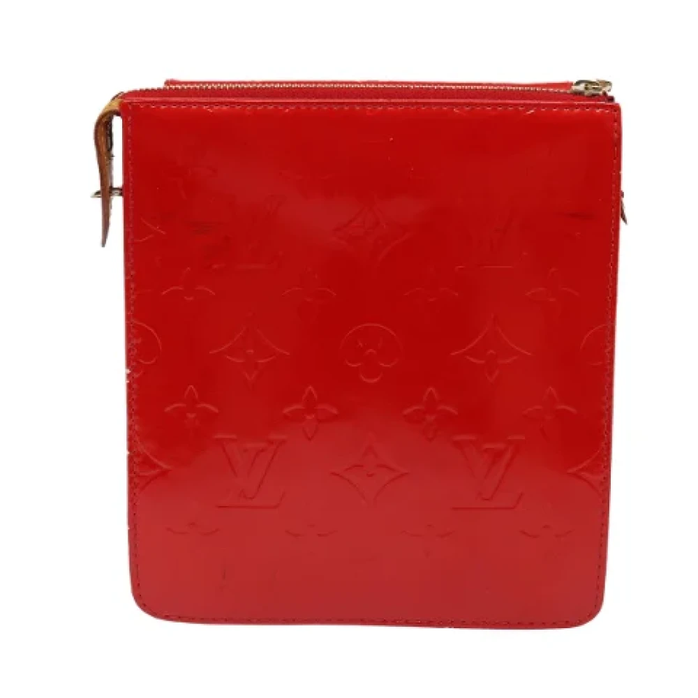 Louis Vuitton Vintage Pre-owned Leather pouches Red Dames