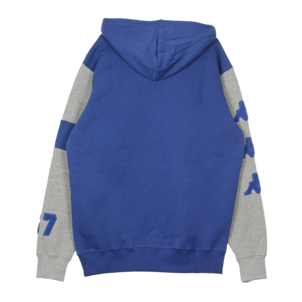 Kappa Blauwe Heren Hoodie Authentieke Stijl Blue Heren