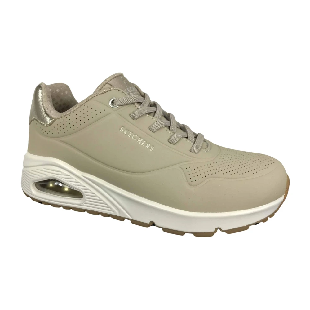 Skechers Uno Shimmer Away Dames Schoenen Roze