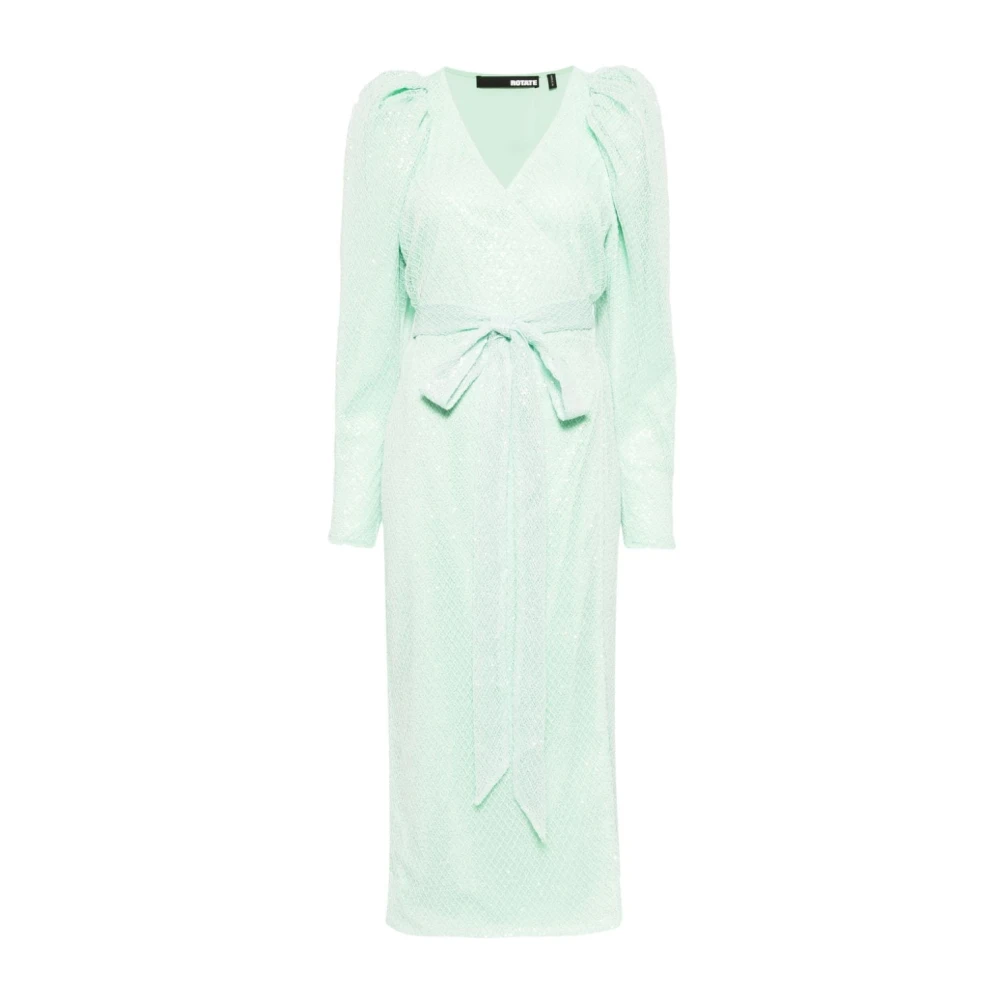 Rotate Birger Christensen Midi Dresses Green Dames