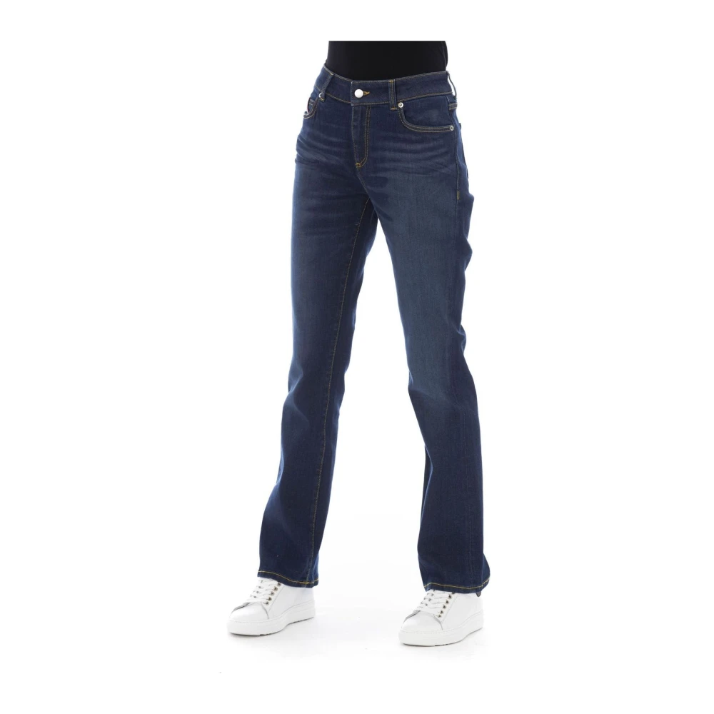 Baldinini Tijdloze Regular Jeans Elegante Stijl Blue Dames