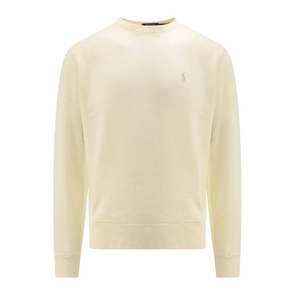 Polo Ralph Lauren Katoenen Sweatshirt met Logo Borduursel White Heren