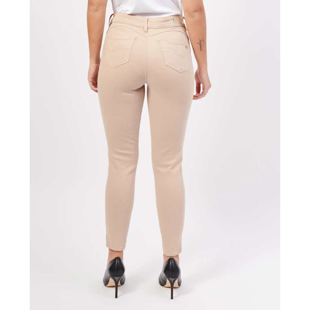 Fracomina Slim Fit Beige Jeans Beige Dames