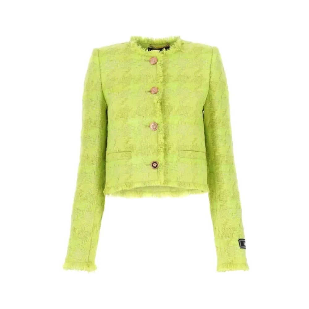 Jackets > Tweed Jackets - - Versace - Modalova
