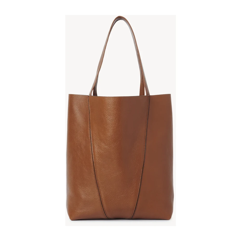 Chloé Bruine Spin Tote Tas Brown Dames