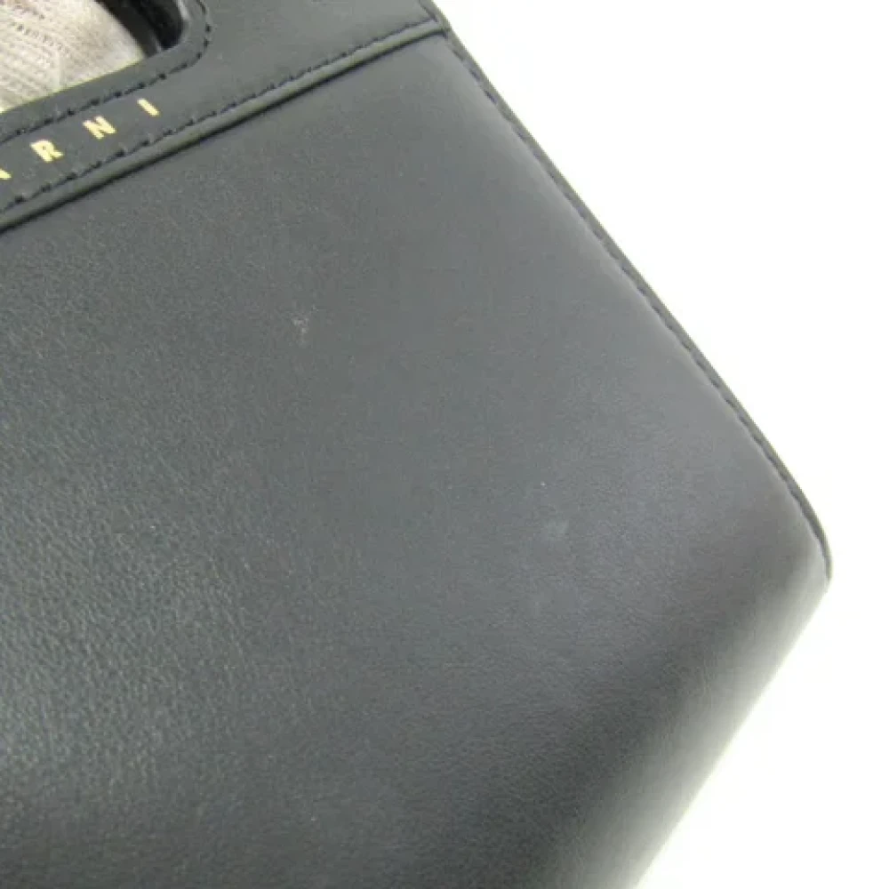 Marni Pre-owned Leather wallets Black Dames