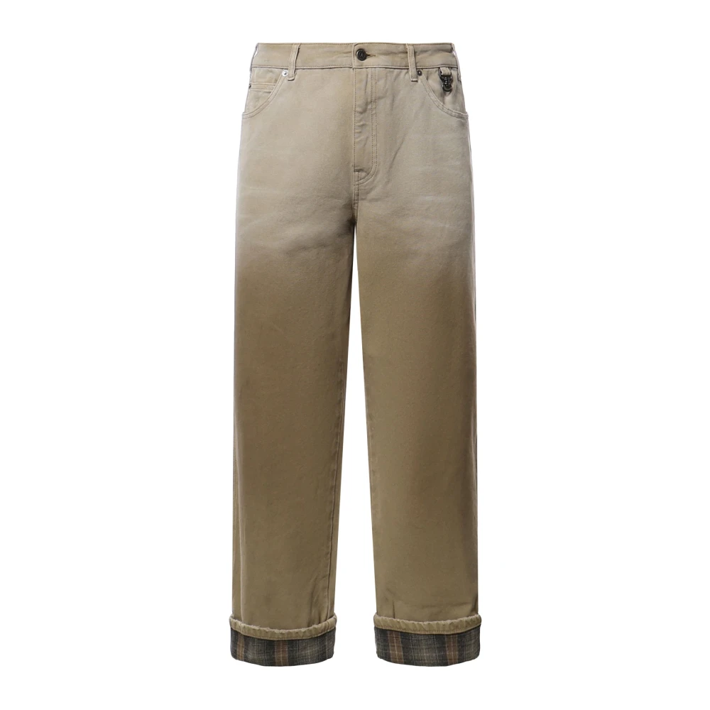 Golden Goose , Straight Fit Jeans, Male, Beige, S, Straight Jeans
