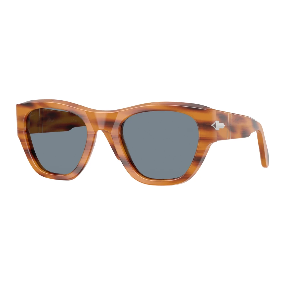 Persol Unisex Brown Sunglasses, 53 Mm, Stylish Sunglasses In Tortoiseshell