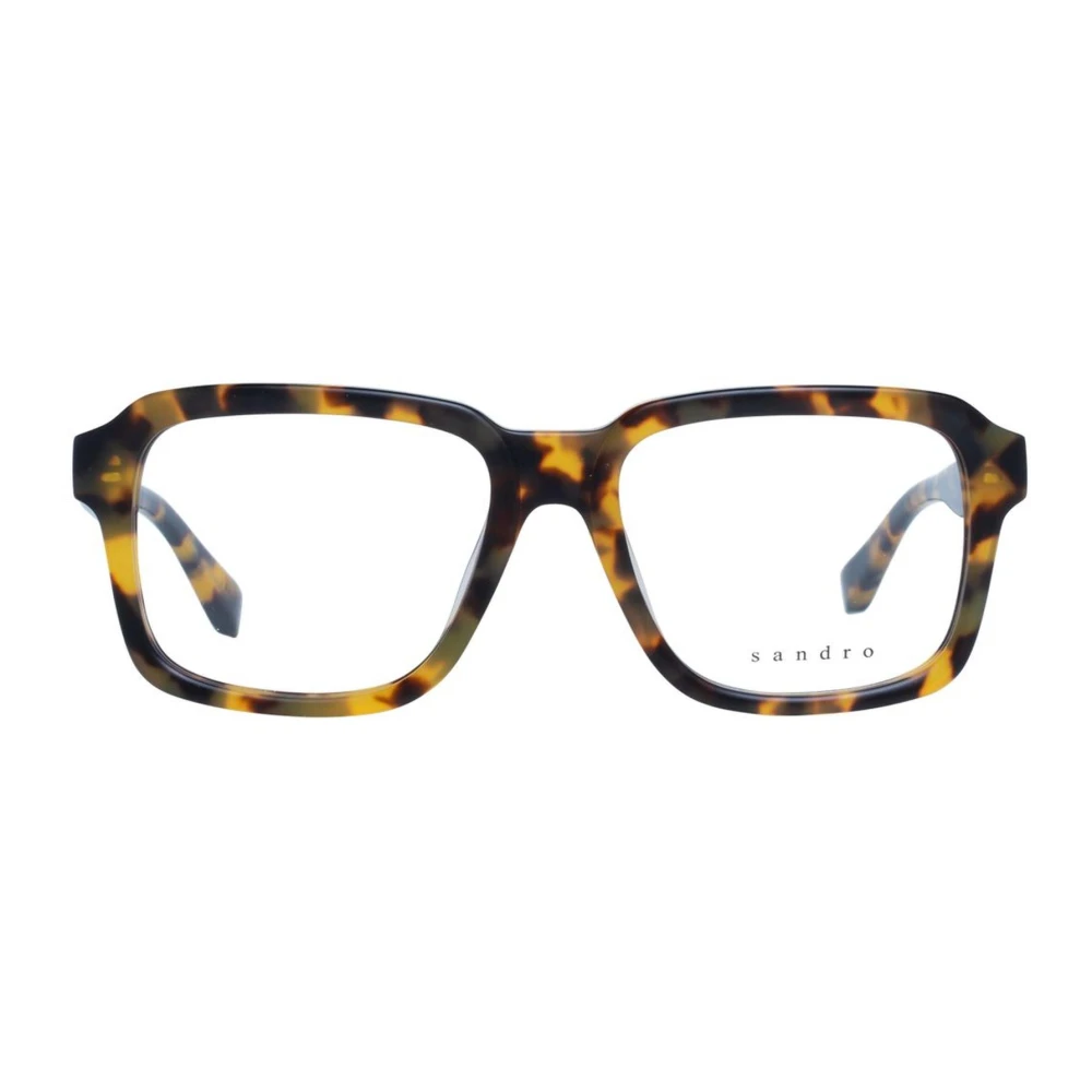 sandro Bruine Vierkante Optische Bril in Schildpad Brown Heren