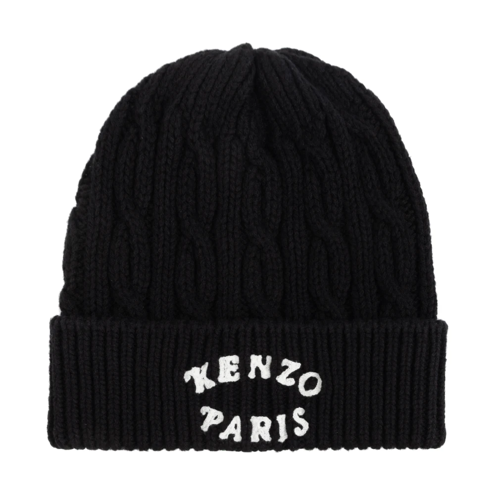 Kenzo Pet met geborduurd logo Black Unisex