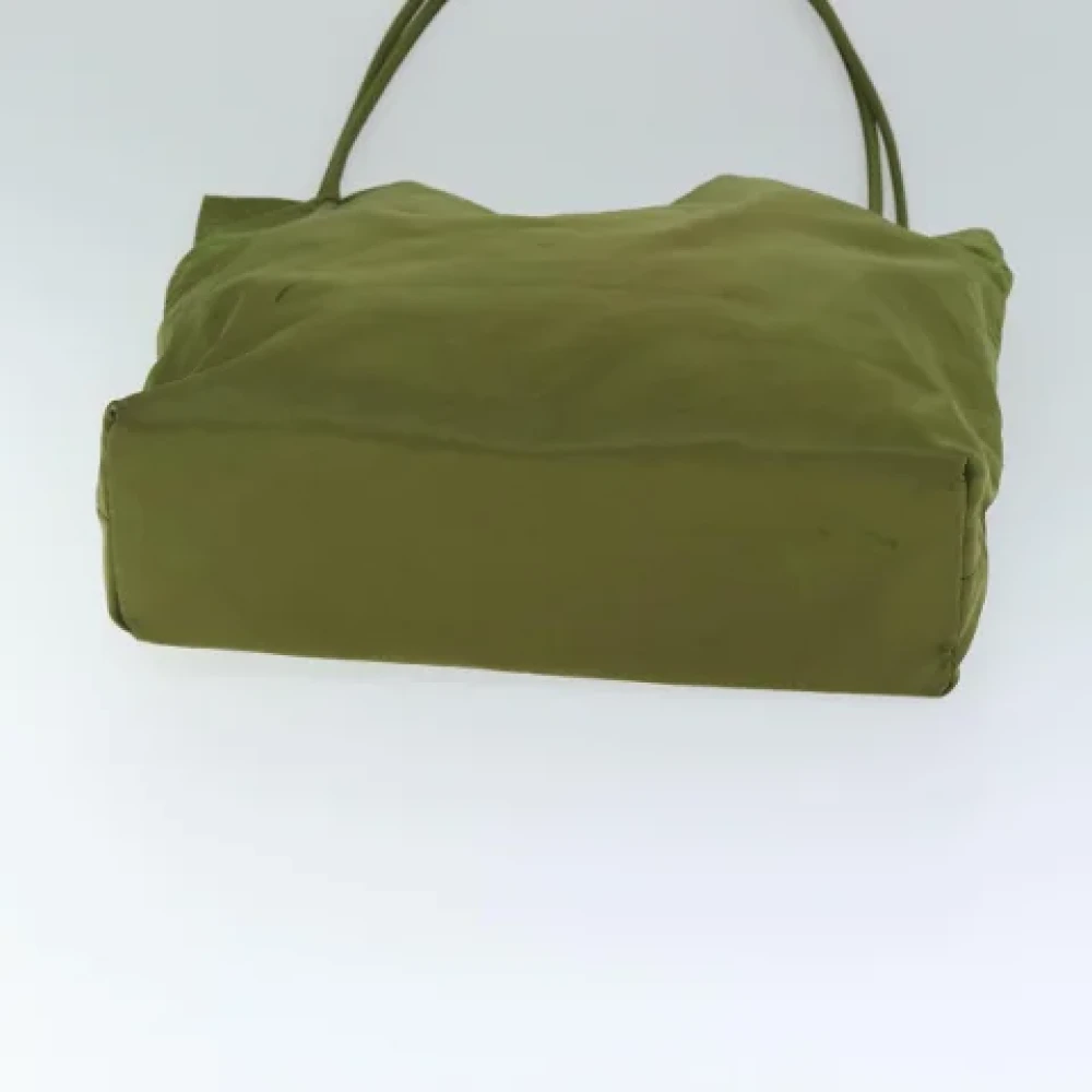 Prada Vintage Pre-owned Fabric totes Green Dames