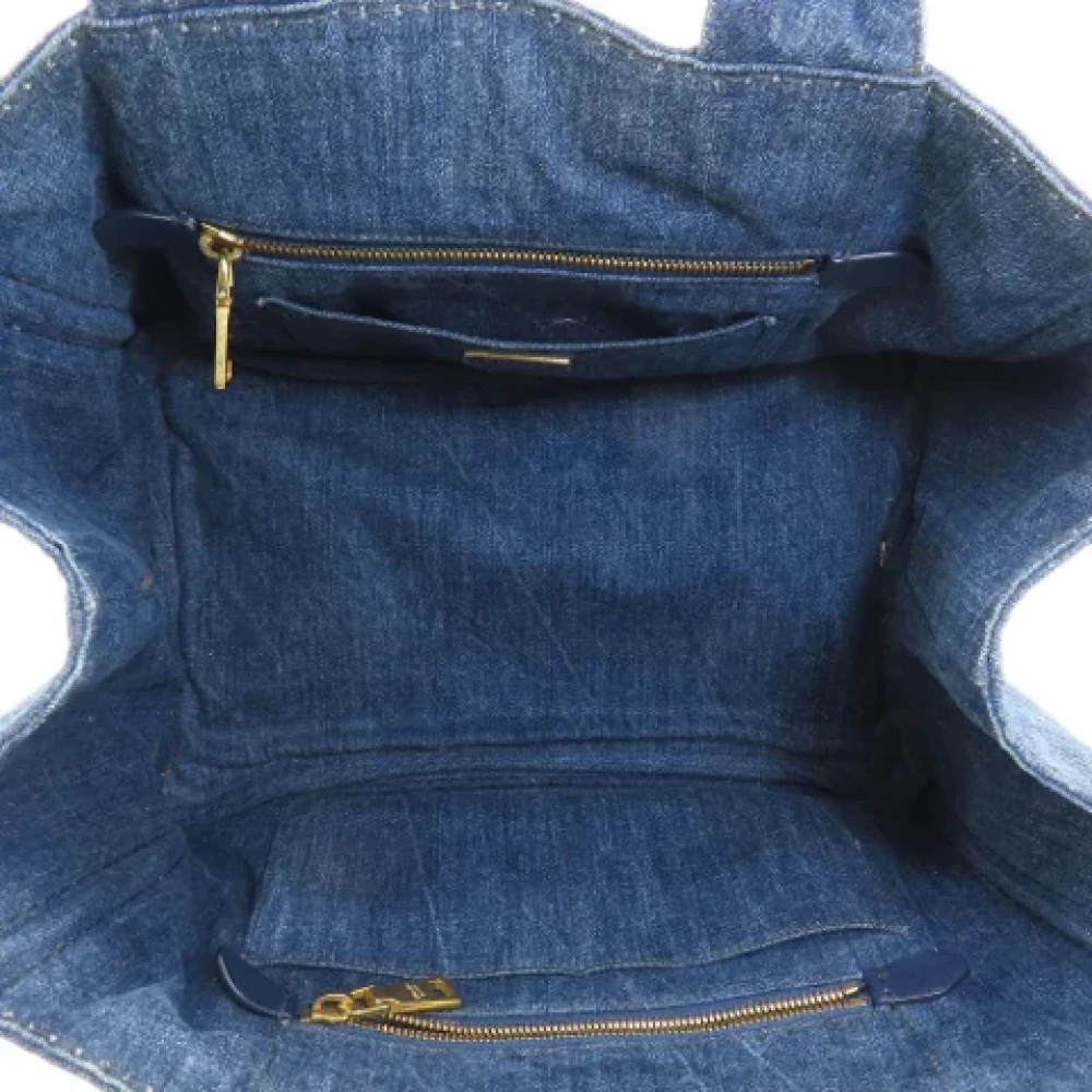 Prada Vintage Pre-owned Fabric prada-bags Blue Dames