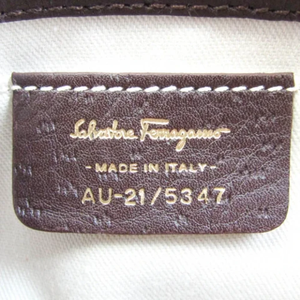 Salvatore Ferragamo Pre-owned Canvas shoulder-bags Multicolor Dames