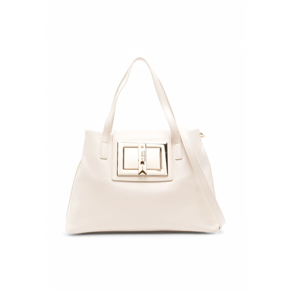 Love Moschino Women's White Handbags - Shopping Bags - One Size - Bags