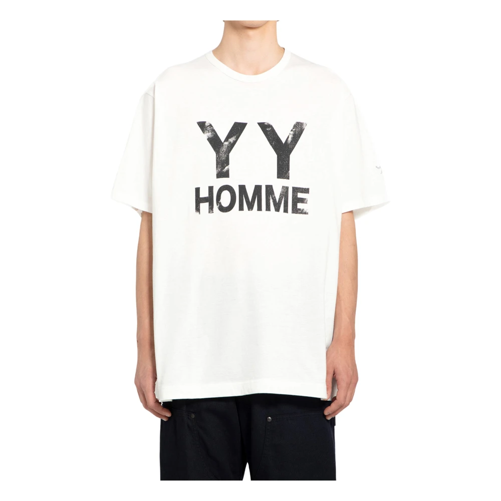 Yohji Yamamoto T-Shirts White Heren